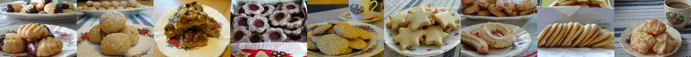 Bredele with coconut and chocolate (Alsatian Christmas cookie)