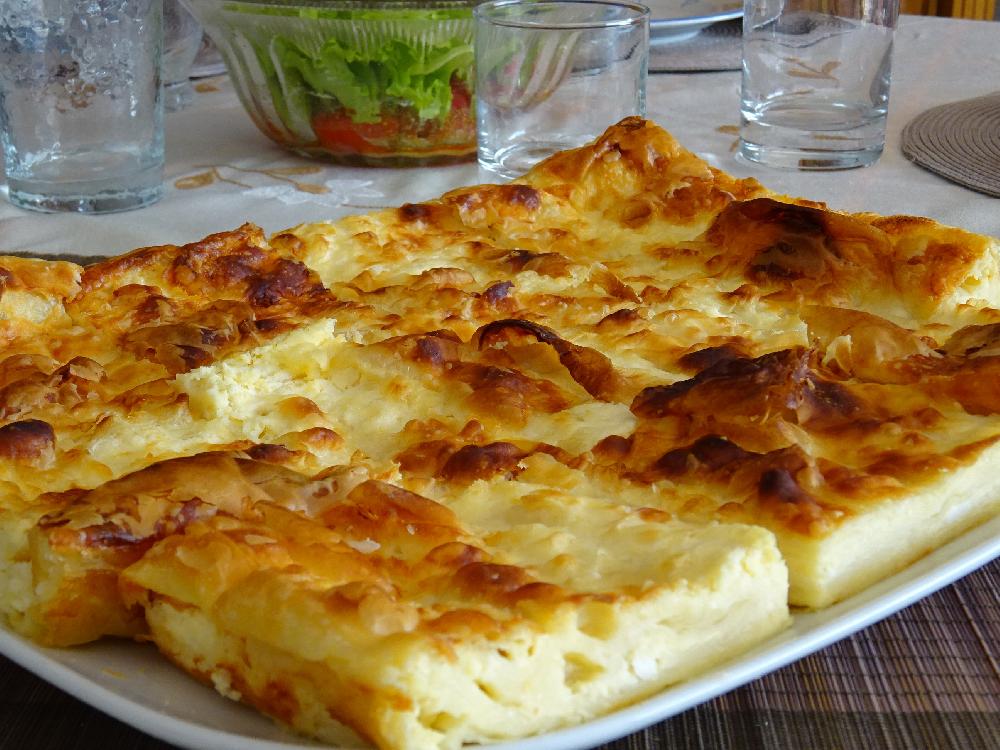 Serbian cheese pie - Gibanica