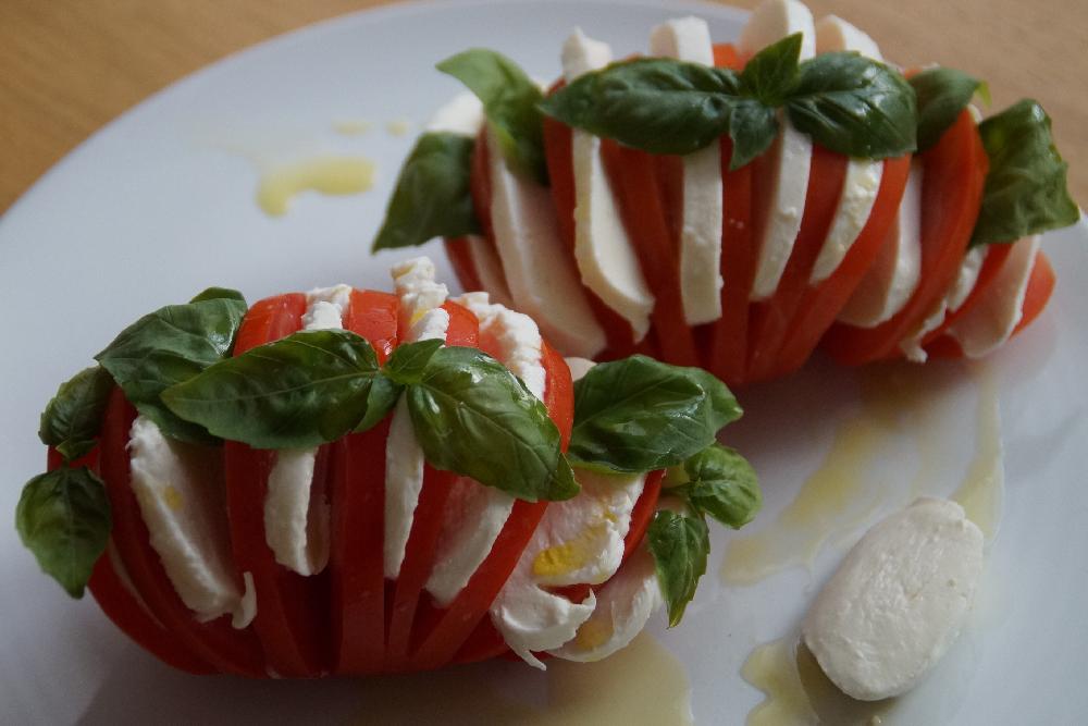 Tomatoes with Mozzarella cheese picture