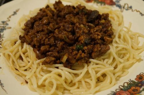 Vegetarian spaghetti Bolognese picture