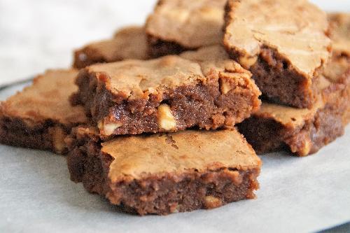 Chocolate and Almond Brownies