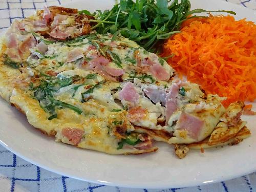 Omelet with ham picture